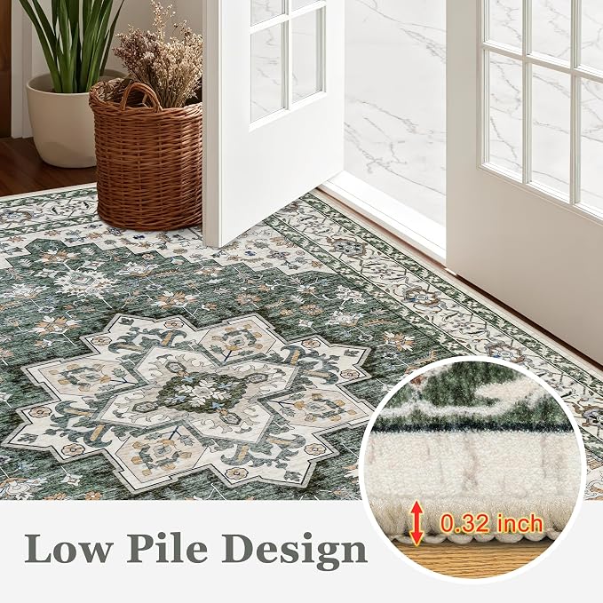 10x14 Area Rugs Living Room: Washable Rug - Image 9