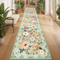 DUKINO 2x12 Washable Runner Rug, Non Slip Long Kitchen Runner Rug, Low Pile by DUKINO