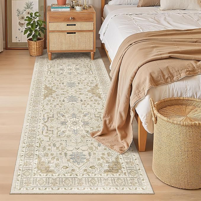 Madane Hallway Runner 3x8, Kitchen Rugs Washable Entry Rug, Soft Low-Pile - Image 3