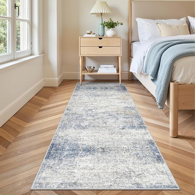 3x8 Runner Rug Non Slip, Washable Hallway Runner Rug, Nursery Room, Soft Runner - Image 5