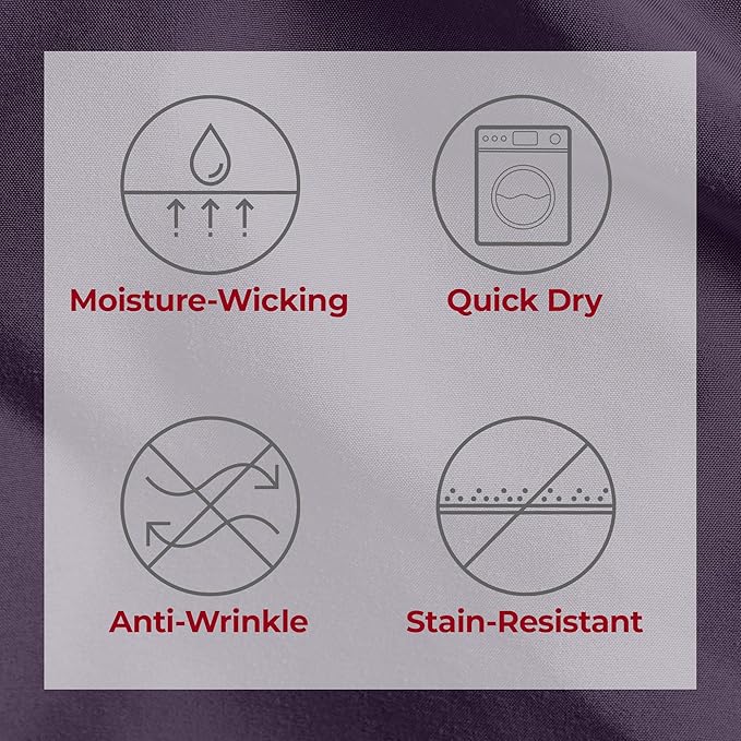 Mellanni Extra Deep Twin XL Sheets - 3 PC Iconic Collection Bedding - Hotel Luxury, Ultra Soft, Cooling Bed Sheets - Wrinkle, Fade, Stain Resistant (Twin Extra Long, Purple)