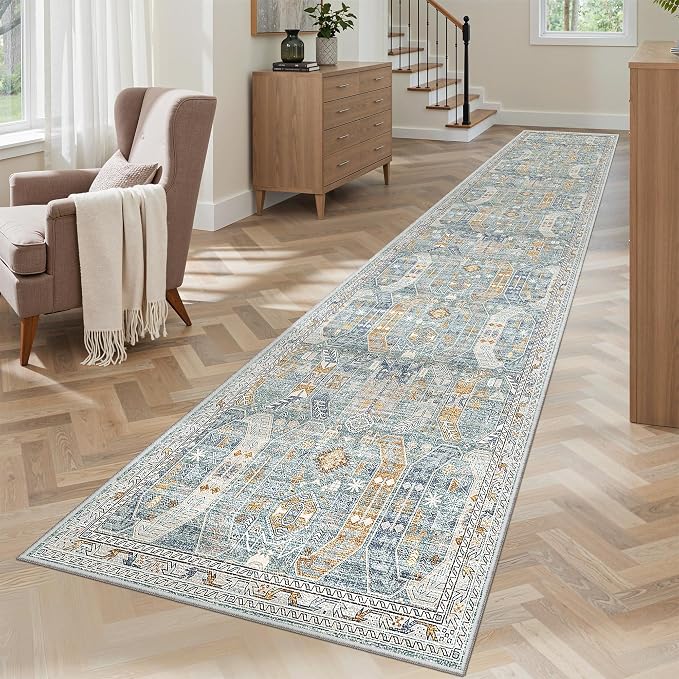 Madane Washable Runner Rugs 2x10 Long - Image 4