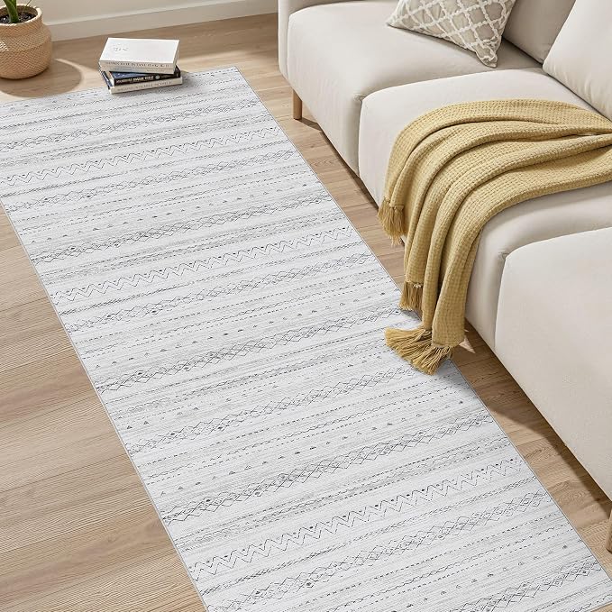cotiled Hallway 2.6x8 Runner Rugs Washable Boho Moroccan Soft Rug | Solve - Image 5