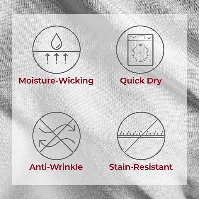 Mellanni Extra Deep Queen Sheets - 4 PC Iconic Collection Bedding - Hotel Luxury, Ultra Soft, Cooling Bed Sheets - Wrinkle, Fade, Stain Resistant (Queen, Light Gray)
