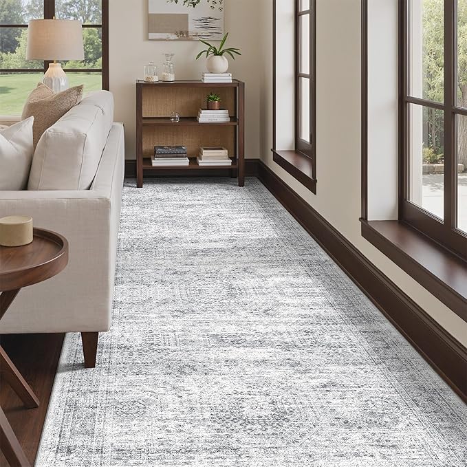 4x12 Runner Rug Non Slip, Washable Hallway Runner Rug, Nursery Room, Soft - Image 4