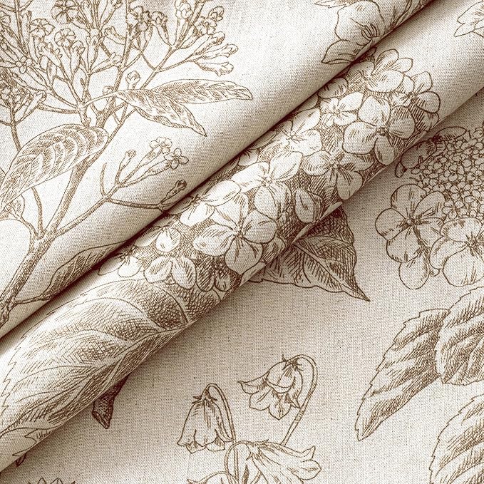 Set of 2 Decorative Floral Pillow Covers 20x20 Inch Light Brown | Neutral - Image 2