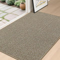 BEQHAUSE Dirt Trapper Door Mat 32" x 48", Non-Slip Washable, Light Beige | by BEQHAUSE