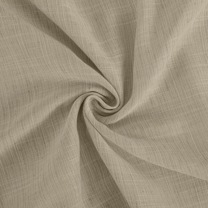 BGment Camel Linen Curtains 48 Inches Long - Image 8