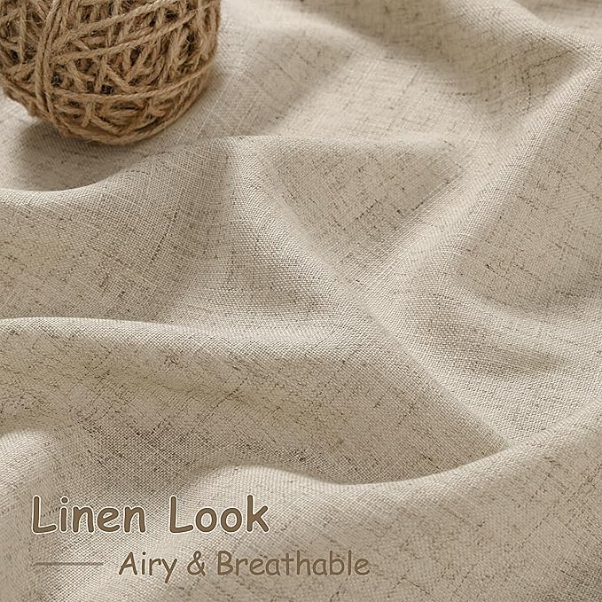 Taupe Burlywood Curtains 90 Inches Long - Image 4