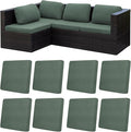 8Pcs Patio Cushion Covers, Outdoor Stretch Cushion Covers, Washable | Stretch by Unknown