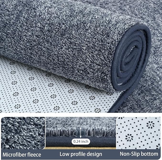 2x6 Runner Rug for Hallway, Long Runner Rugs Non Slip, Non Slip Backing Runners - Image 3