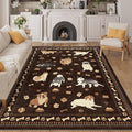 DUKINO 5x7 Area Rugs, Washable Dog Rug by DUKINO