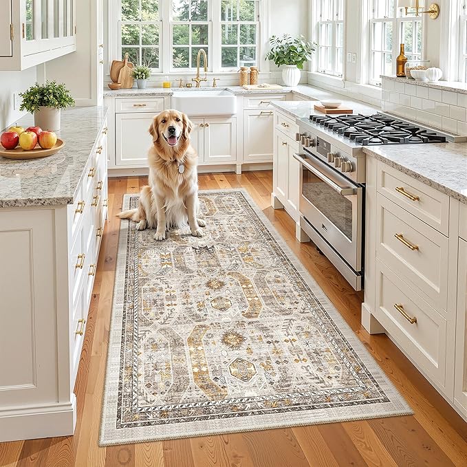 Madane Washable Runner Rug 3x6 Runners by Madane