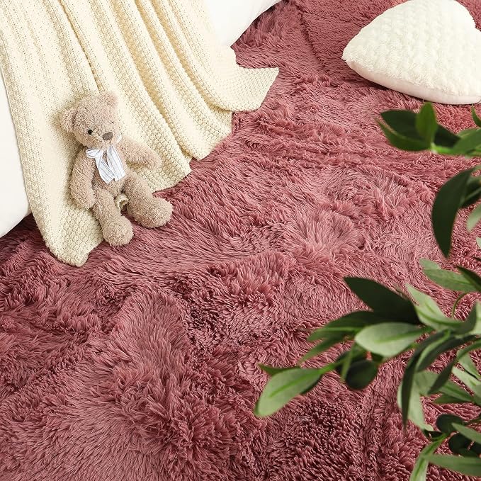 LOCHAS Area Rugs Fluffy Living Room Carpets - Image 5