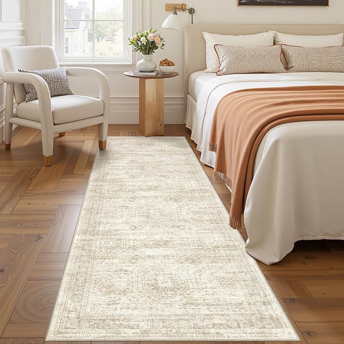 2'6 x 8' Runner Rug Non Slip, Washable Kitchen Rugs, Nursery Room, Soft Runner - Image 4