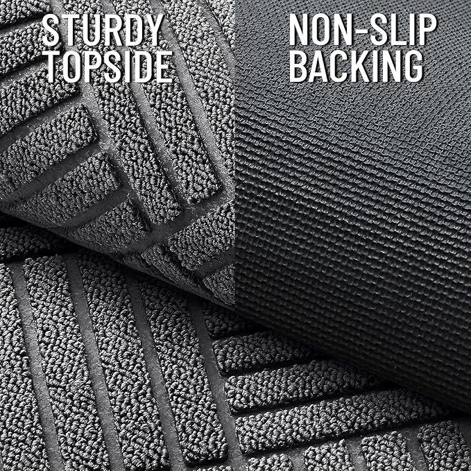 OLANLY Front Door Mat Outside Entrance 47x17, Waterproof Heavy-Duty Doormat | - Image 4