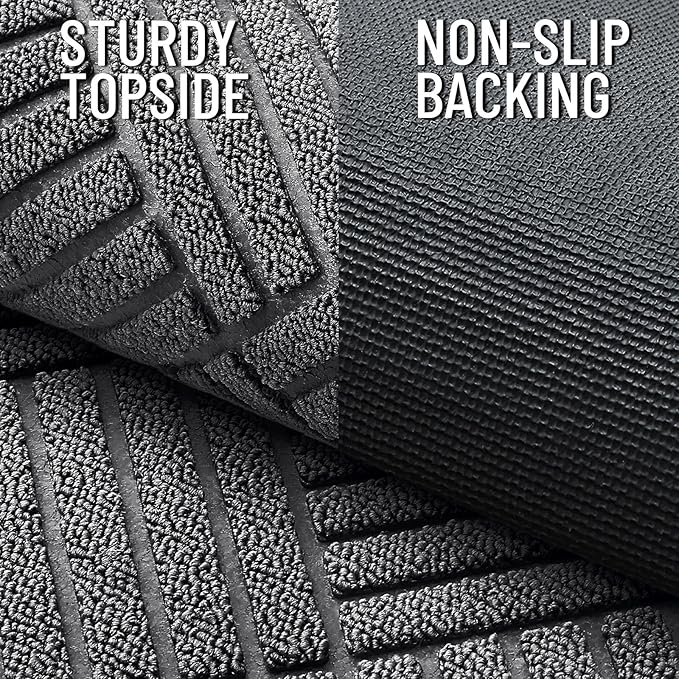 OLANLY Front Door Mat Outside Entrance 59x23, Waterproof Heavy-Duty Doormat | - Image 4
