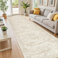 2'6 x 12' Runner Rug Non Slip, Washable Kitchen Rugs, Living Room, Long Rug by Restydon