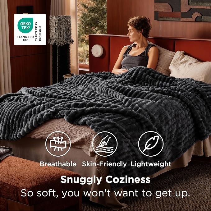 Bedsure Soft Full Size Fleece Blankets - Image 3