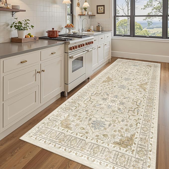 Madane 4x8 Wide Hallway Runner Rug Washable - Image 2