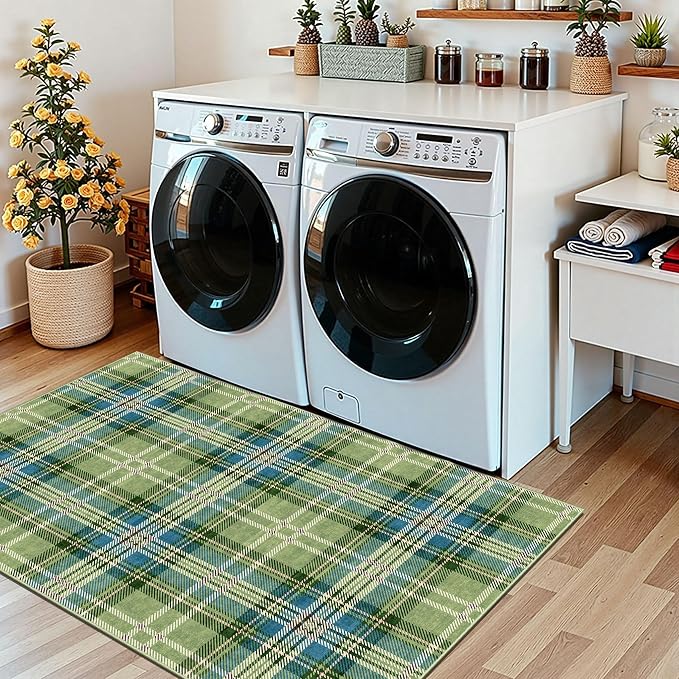 Plaid Outdoor Rug - Image 6