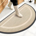 OLANLY Half Circle Front Door Mat Outside 47x23 All-Season Rubber Doormat | by OLANLY