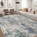DMOYEST Area Rug Living Room Rugs 8x10 Washable Abstract Carpet | Neutral by DMOYEST