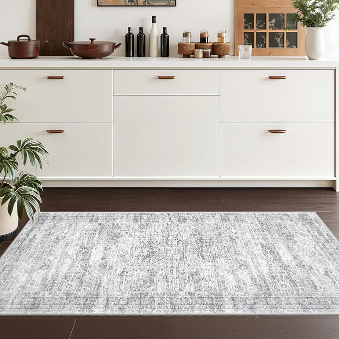 2x4 Rug Runners for Hallways Non Slip, Nursery Room, Soft Runner Rug, Stain - Image 4