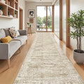 2'6 x 16' Runner Rug Non Slip, Washable Kitchen Rugs, Living Room, Extra Long by Restydon