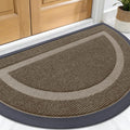 OLANLY Half Circle Front Door Mat Outside 59x34 All-Season Rubber Doormat | by OLANLY