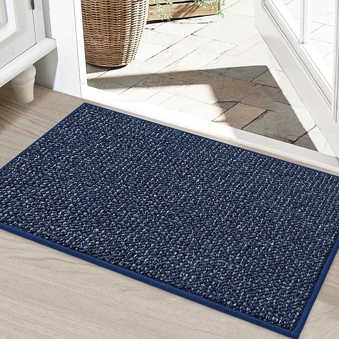 BEQHAUSE Dirt Trapper Door Mat 24" x 36", Non-Slip Washable Doormats, Low by BEQHAUSE