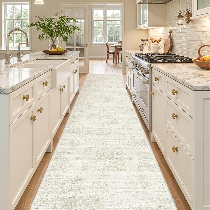 2x10 Runner Rug Non Slip, Washable Hallway Runner Rug, Laundry Room, Soft - Image 5
