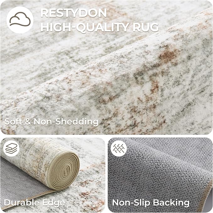 2x8 Runner Rug Non Slip, Washable Hallway Runner Rug, Nursery Room, Soft Runner - Image 7