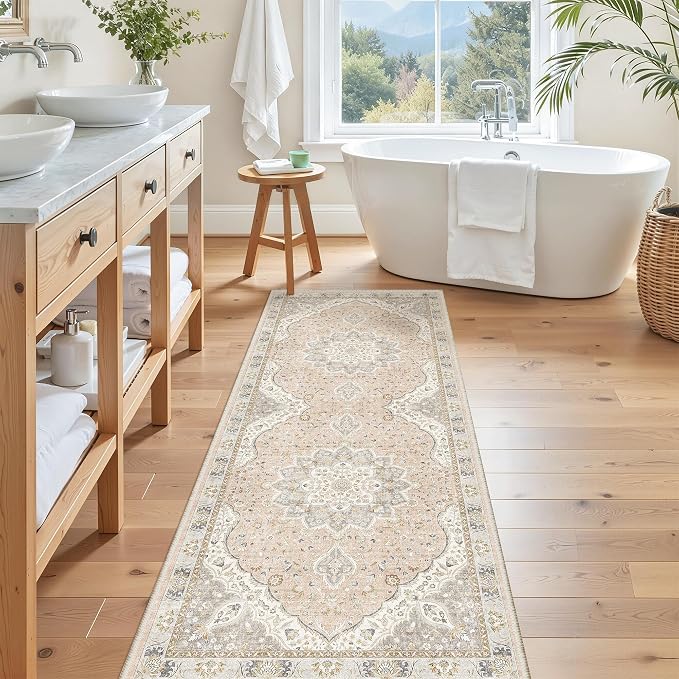 Madane Hallway Runner Rug 2x5 Washable Entry Rugs Non-Slip, Soft Low-Pile - Image 3