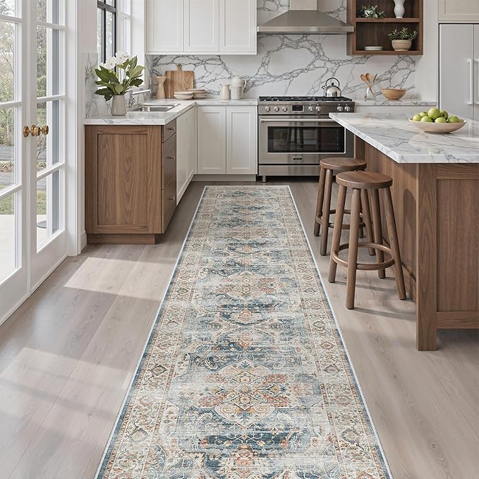 Madane Washable Runner Rugs 2x10 Long by Madane