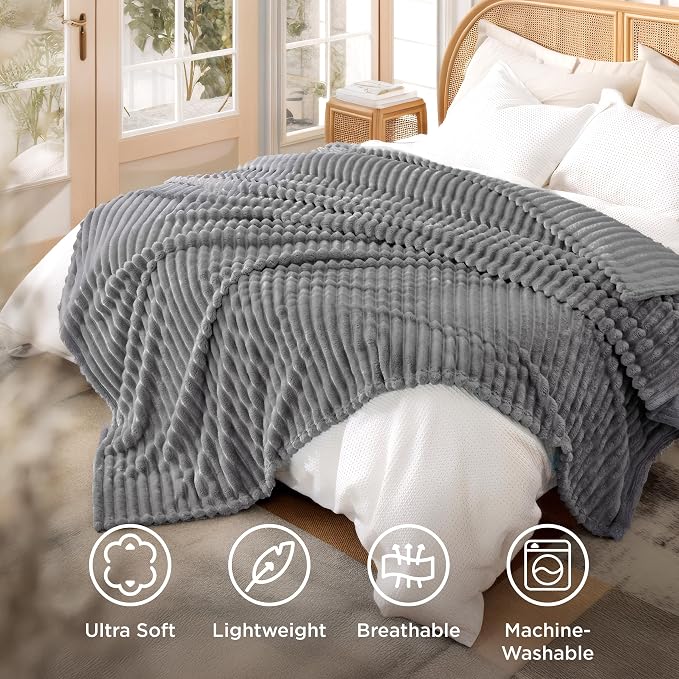 Bedsure Soft Cal King Size Blanket - Image 5