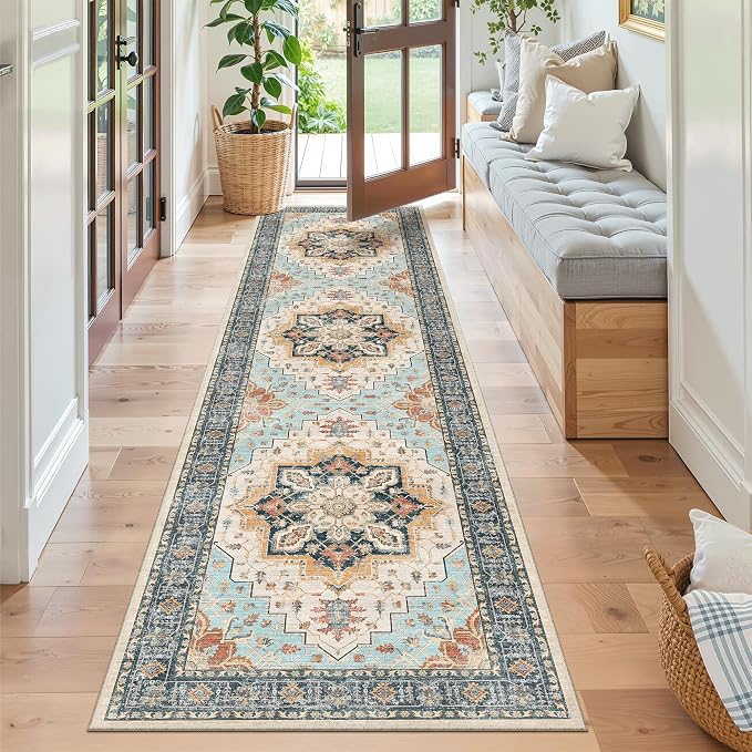 Madane Hallway Runner Rug 2x8 Washable Kitchen Rugs Non-Slip, Soft Ultra-Thin - Image 3