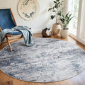 Aelenmu Round Rug 5ft Washable Rug by Aelenmu
