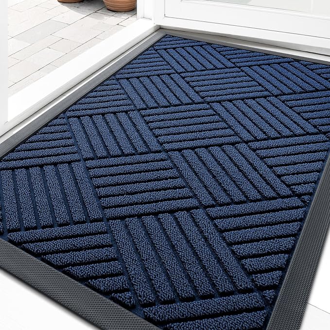 OLANLY Front Door Mat Outside Entrance 33x21, Waterproof Heavy-Duty Doormat | by OLANLY