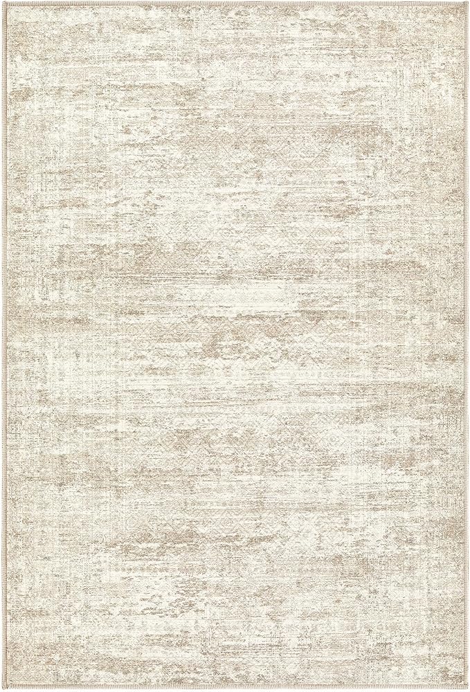 UERMEI 2x3 Entryway Area Rug: Washable Neutral Modern Abstract Small Rug - Image 7