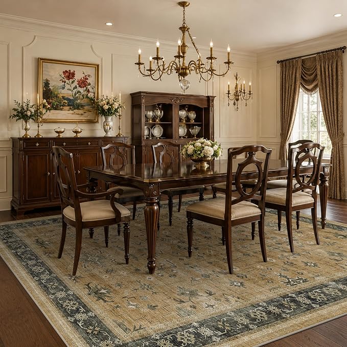 Boho Earth Tone 7x10 Living Room Rug - Image 6