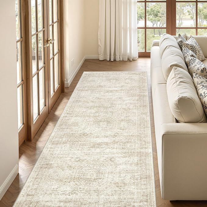 3x8 Runner Rug Non Slip, Washable Hallway Runner Rug, Nursery Room, Soft Runner - Image 5