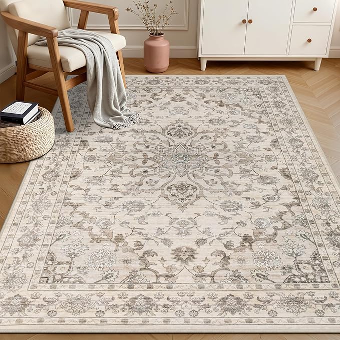5x7 Area Rugs Living Room: Washable Rug - Image 3