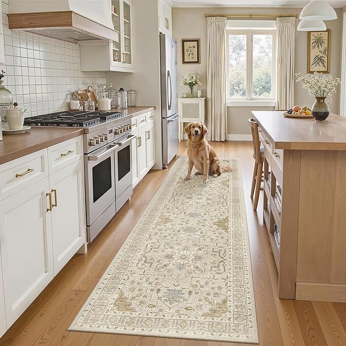 Madane Hallway Runner Rug 2x8 Washable Kitchen Rugs Non-Slip, Soft Ultra-Thin by Madane