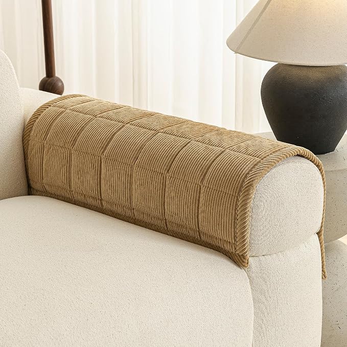 Velvet Couch Covers for Sectional Sofa Washable, Non-Slip L Shaped Sectional - Image 3