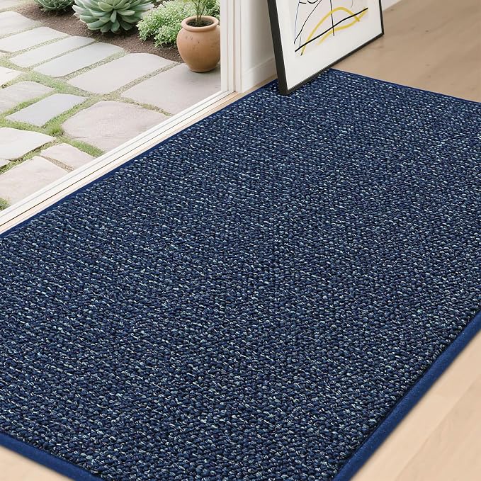 BEQHAUSE Dirt Trapper Door Mat 36" x 60", Non-Slip Washable Doormats, Low by BEQHAUSE