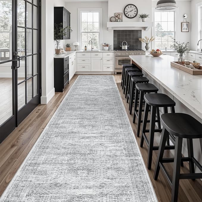 Soalmost Washable Hallway Runner Rug 3x16 Kitchen Entry Rugs Non-Slip, Foldable - Image 4