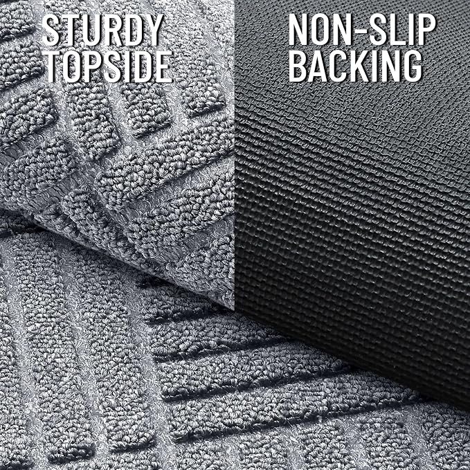OLANLY Front Door Mat Outside Entrance 47x32, Waterproof Heavy-Duty Doormat | - Image 4