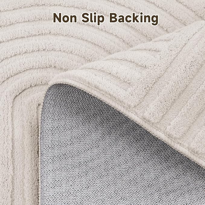 Pauwer 3x8 Area Rugs for Living Room, Modern Non Slip Washable Rug, Soft Fluffy - Image 5