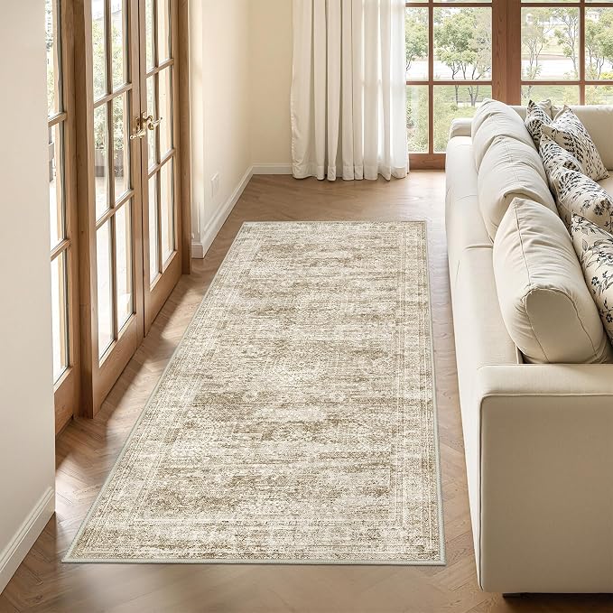 3x6 Runner Rug Non Slip, Washable Hallway Runner Rug, Nursery Room, Soft Runner - Image 3
